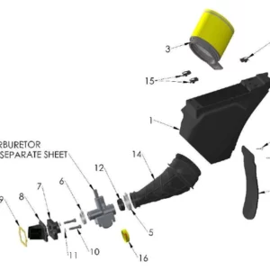 AIRBOX AND INTAKE SYSTEM - 2022 CX50 FWE