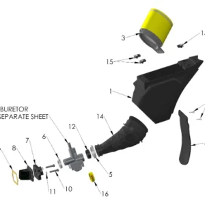 AIRBOX & INLET SYSTEM 2022 CX50 SR