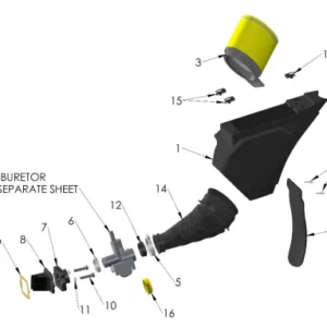 AIRBOX & INLET SYSTEM 2023 CX50 SR