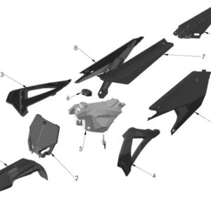 BODYWORK - SEAT - TANK 2022 CX65