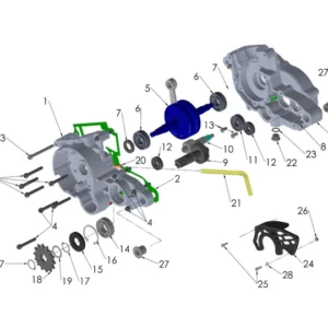 ENGINE - BOTTOM END & TRANSMISSION 2023CX50 JR