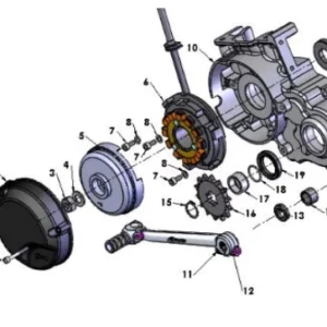 ENGINE - IGNITION SIDE - 2022 CX65