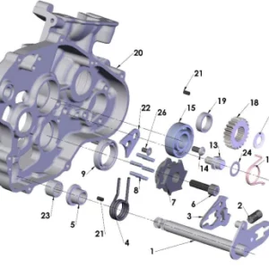 ENGINE - SHIFT MECHANISM - 2022 CX65