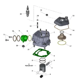 ENGINE - TOP END 2023 CX50 JR