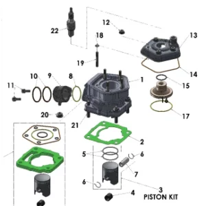 ENGINE - TOP END 2023 CX50 SR