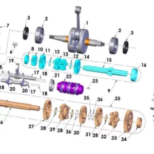 ENGINE - TRANSMISSION & INTERNAL - 2022 CX65