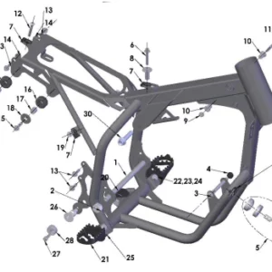 FRAME - MOUNTING HARDWARE 1 - 2022 CX50 JR