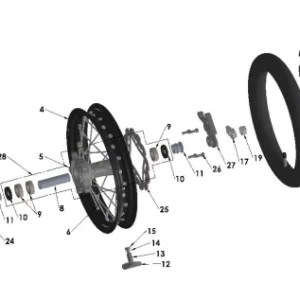 WHEEL - REAR - 2022 CX65