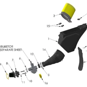 AIRBOX AND INTAKE SYSTEM - 2021 CX50 FWE