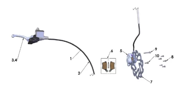 BRAKE - FRONT 2021 CX50 JR