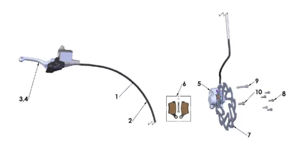 BRAKE - FRONT 2022 CX50 JR