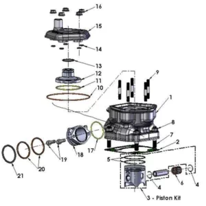 ENGINE - TOP END - 2021 CX65