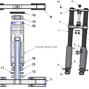 FORKS & TRIPLE CLAMPS - 2021 CX65