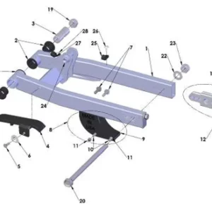 SWINGARM ASSEMBLY - 2021 CX50 JR