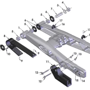 SWINGARM ASSEMBLY - 2021 CX65