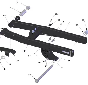 SWINGARM ASSEMBLY - 2022 CX50 SR