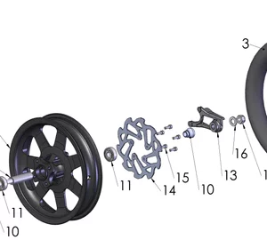 WHEEL - REAR - 2021 CX50 JR